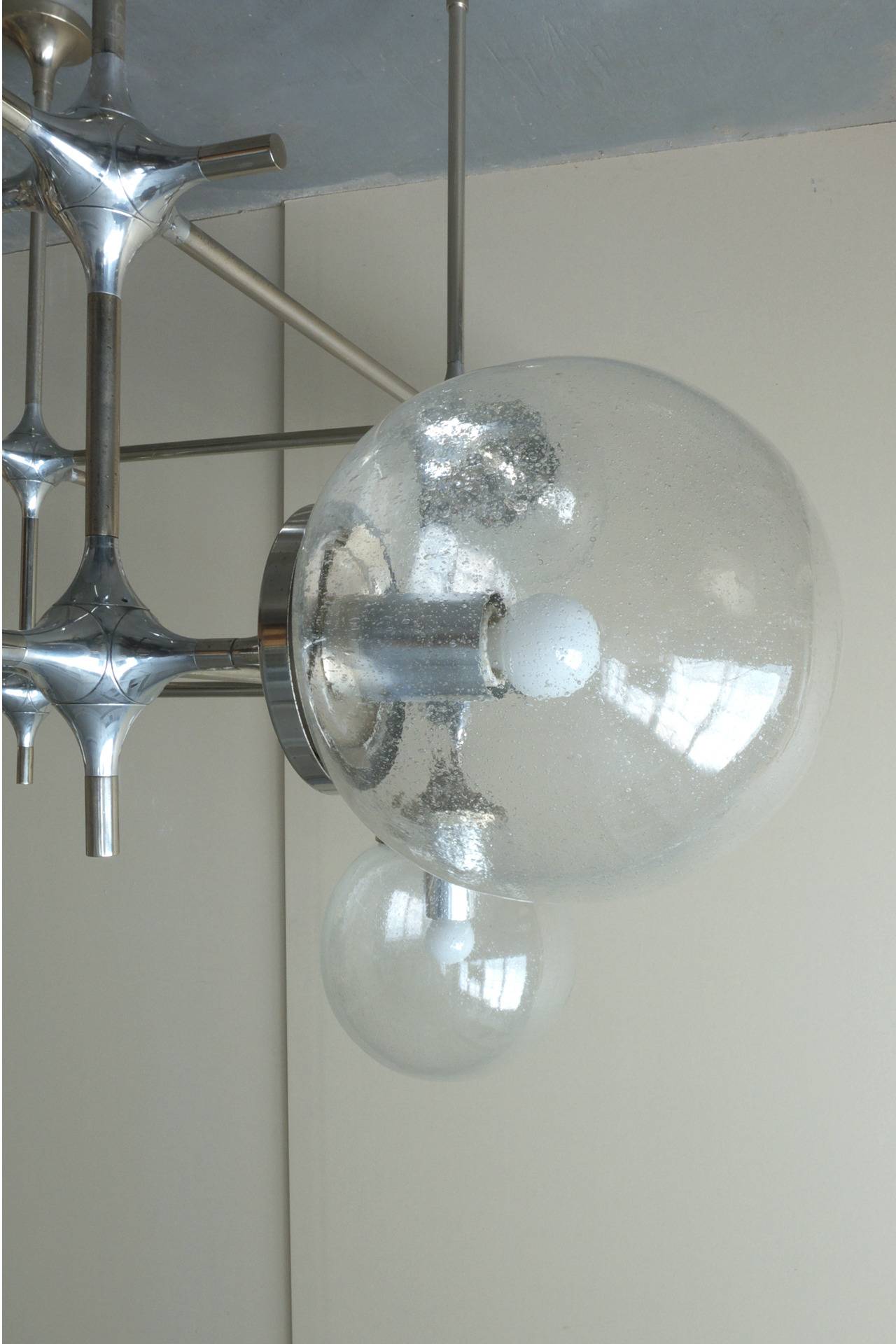 Mid-Century Modern Light Fixture from the Palace of the Republic East Berlin For Sale