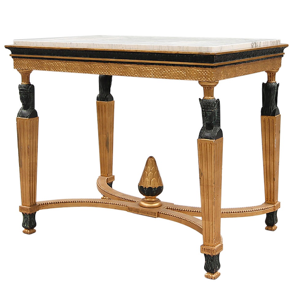19th Century Scandinavian Center Table For Sale