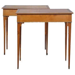 Pair of 19th Century Baltic Side Tables