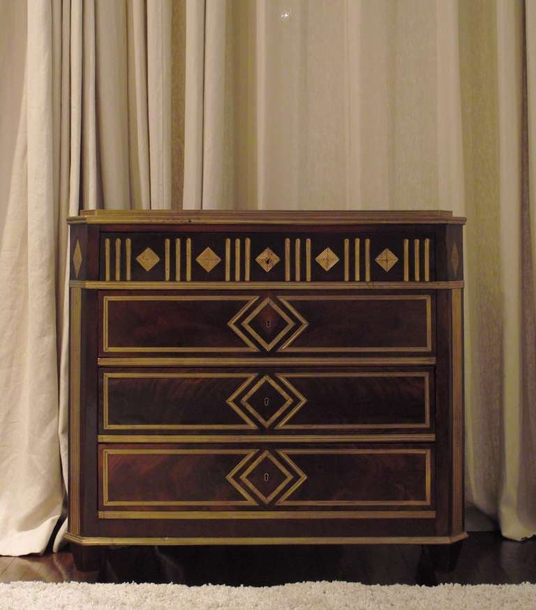 Neoclassical A Pair of Baltic Chests of Drawers