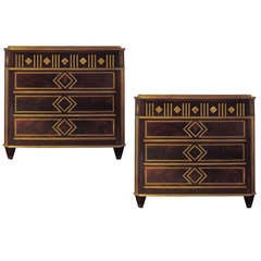 A Pair of Baltic Chests of Drawers