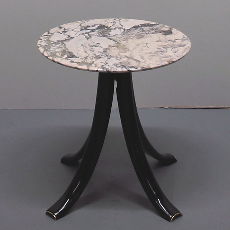 Mid-20th Century A Rare Marble Side Table By Osvaldo Borsani