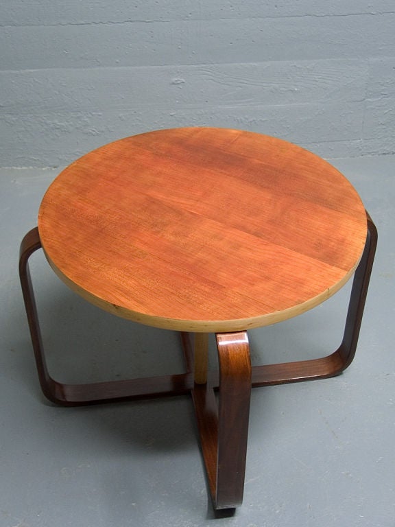 Italian A low side table from the Bocconi project by Giuseppe Pagano For Sale