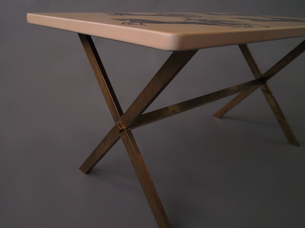 Mid-20th Century A coffee table by Piero Fornasetti