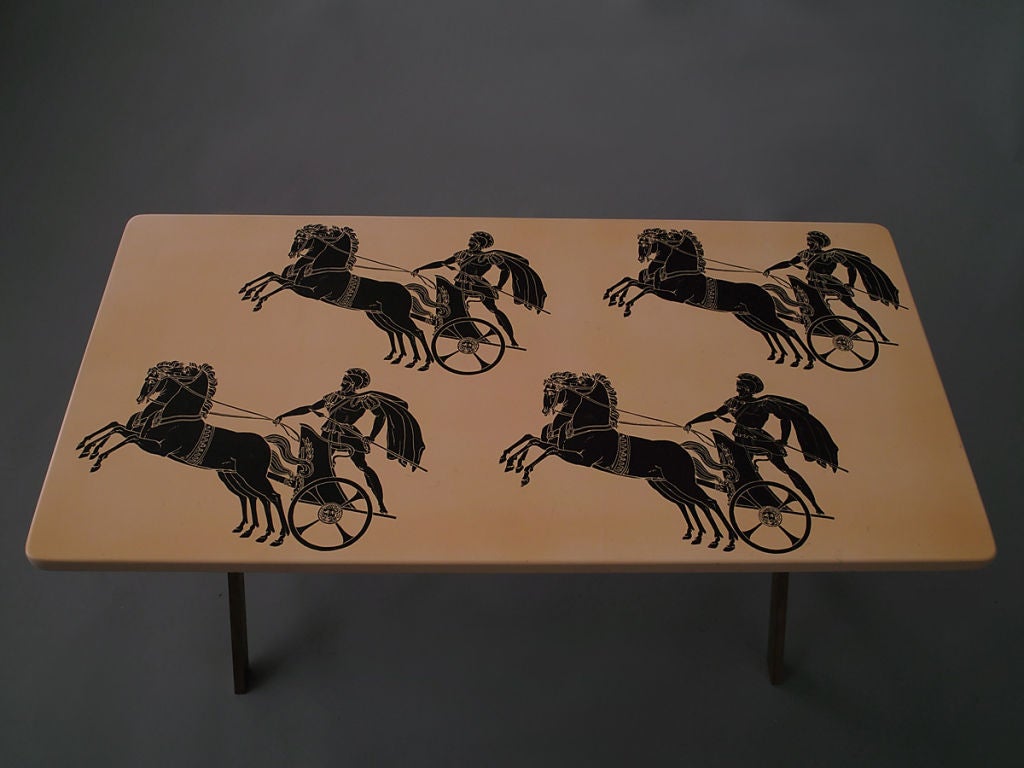A coffee table by Piero Fornasetti 1