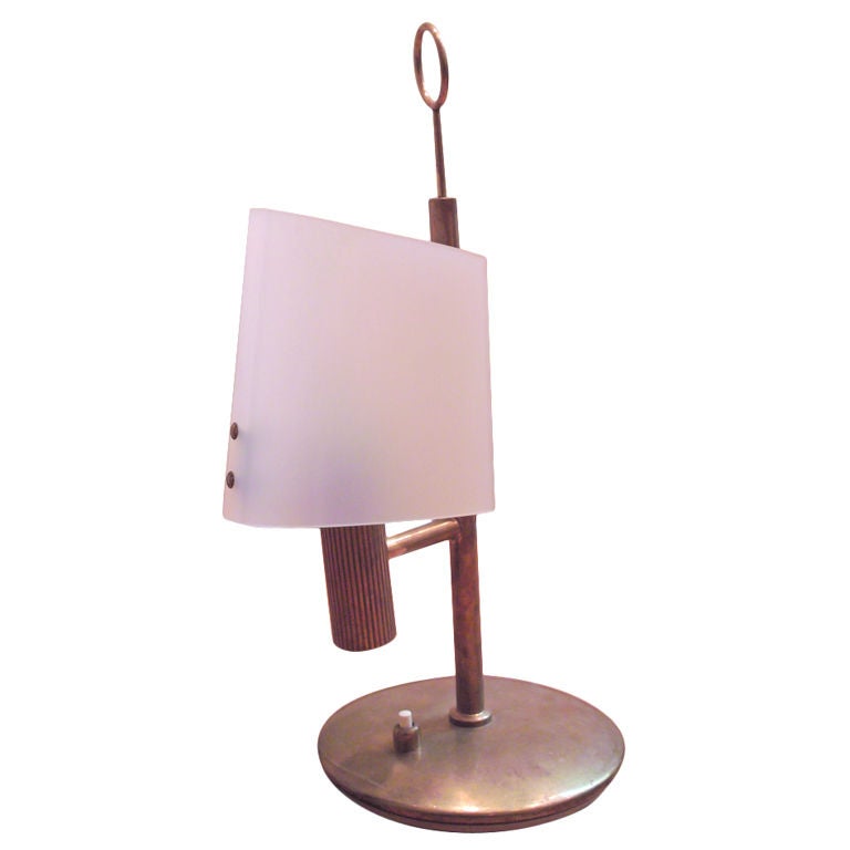 A table lamp by Angelo Lelli for Arredluce For Sale