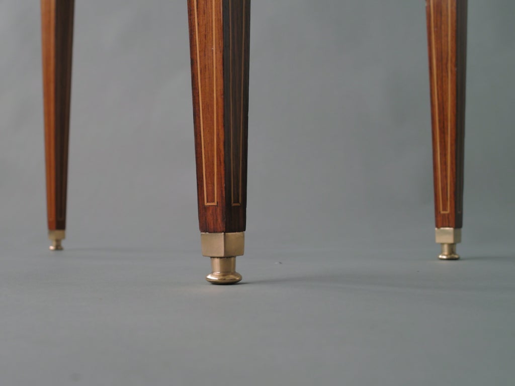 A Milanese Rosewood Side Table  1