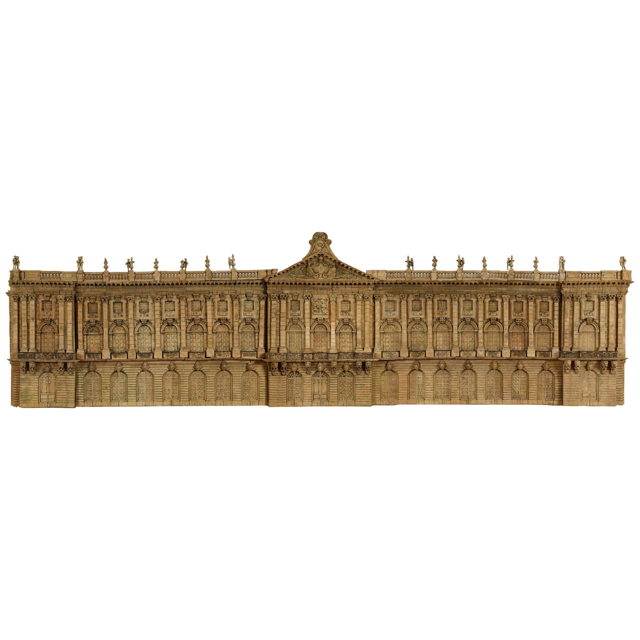 Terracotta Model of the Hôtel De Ville, Nancy, as Designed by Emmanuel Héré For Sale