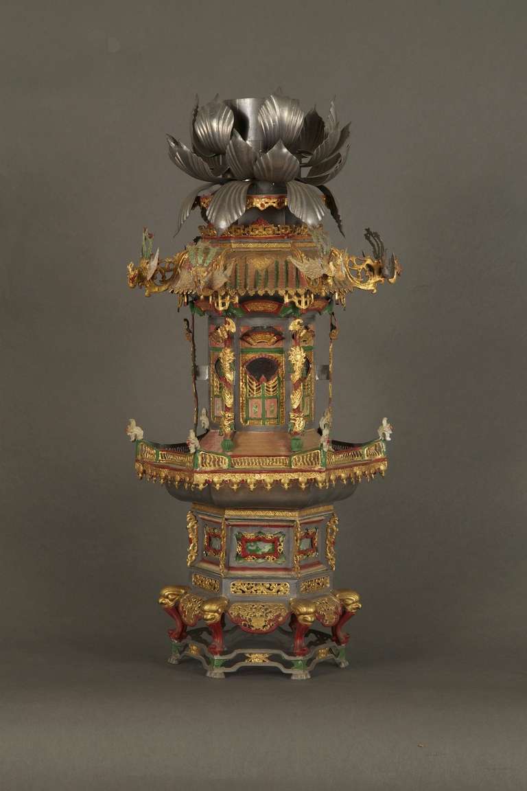 Japanese temple candlesticks