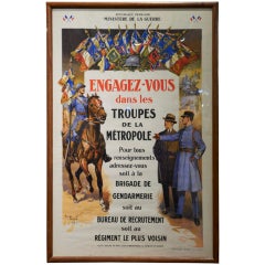 French military enlistment poster, c. 1928