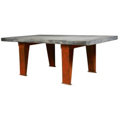 Industrial base/pallet top table, c. 1950