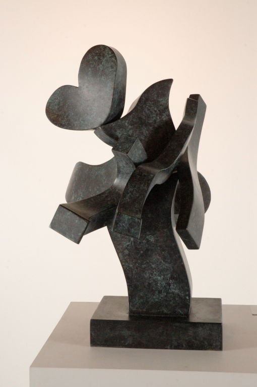 Magnificent bronze sculpture by Hans van De Bovenkamp.<br />
Titled: