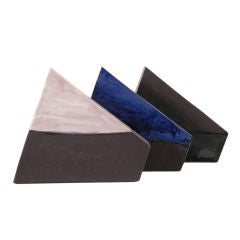 3 Ceramic Floor Vases by Bruce Sherman