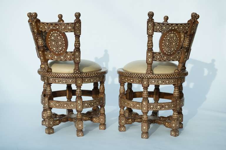 Mid-20th Century Pair of Rare Burgomaster Chairs