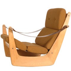 Retro Californian Oak Rocking Chair