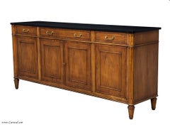 Cherry Wood TV Entertainment Unit Credenza Buffet Sideboared Storage Cabinet