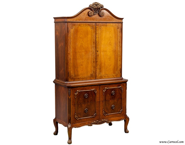 Amazing American Louis XV 10 Piece Rosewood And Walnut Complete Dining Set Suite