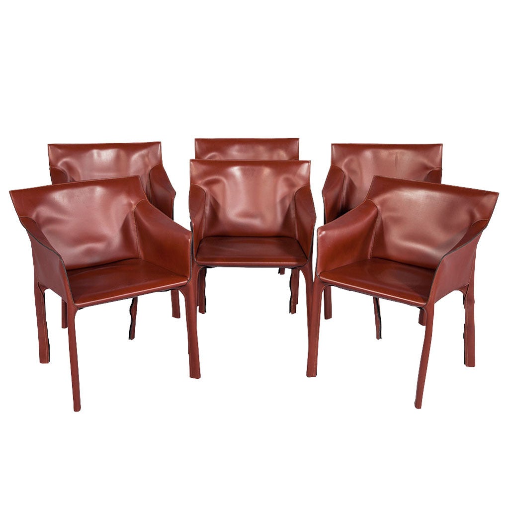 Set of Six Matteo Grassi Dining Chairs