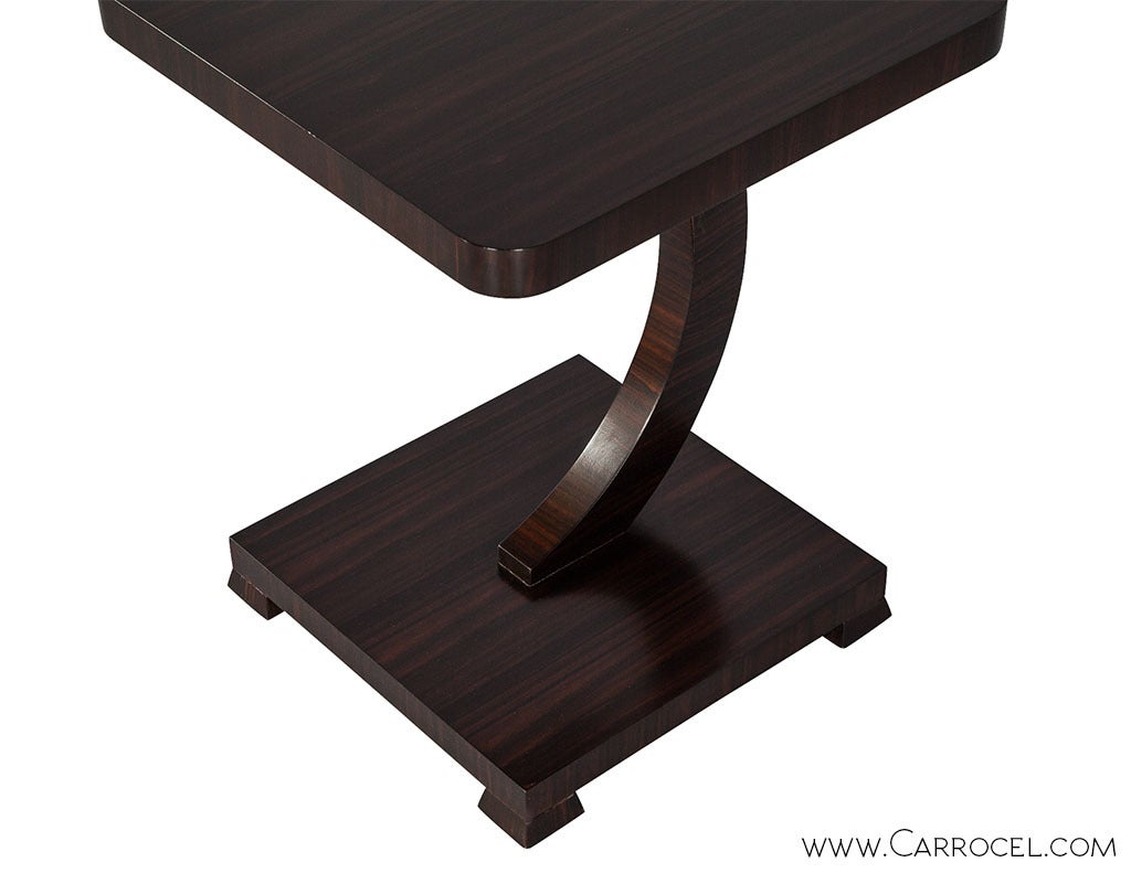 Stained Macassar Ebony Drink Table