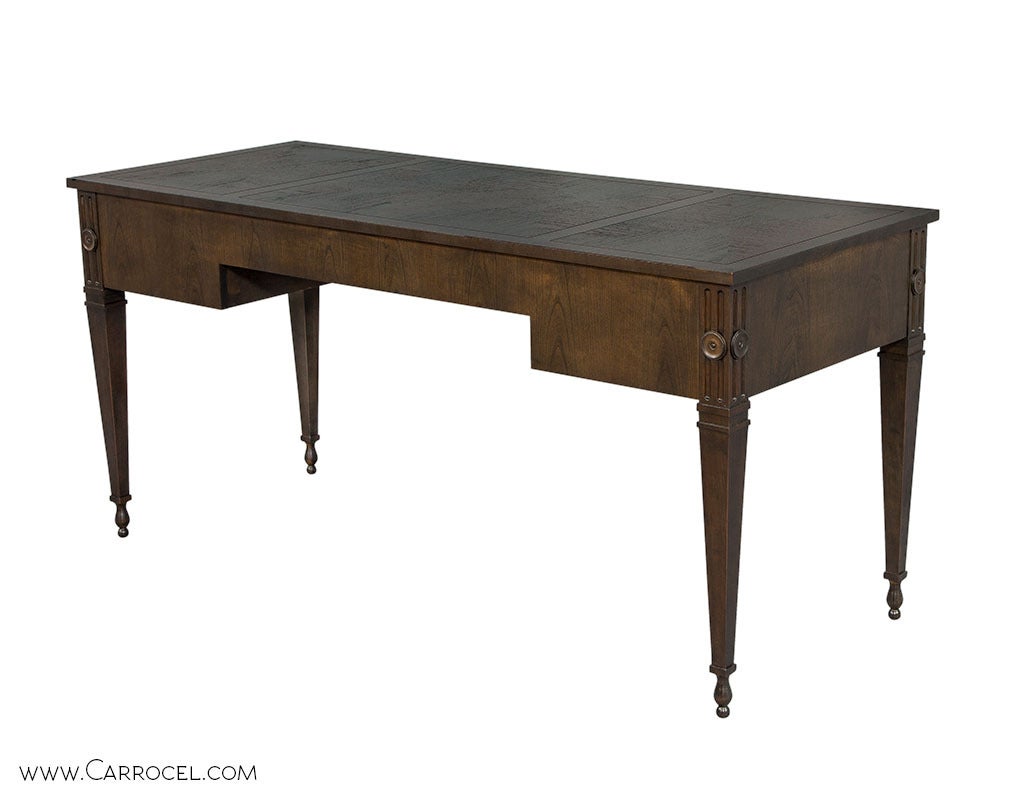 Brass Baker Furniture Louis XVI Style Desk