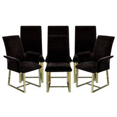 Set of Six Mid-Century Modern Dining Chairs