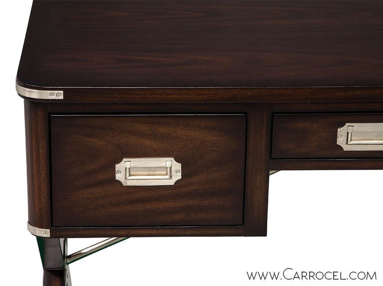 Asheworth Campaign Office Desk by Hickory Chair In Excellent Condition In North York, ON