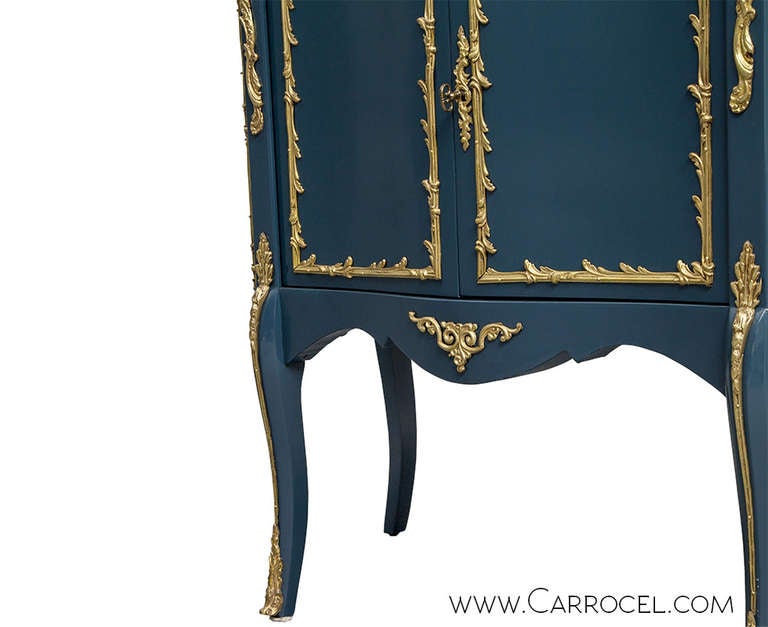 Exquisite Louis XV Marble Top Commode Chest 2