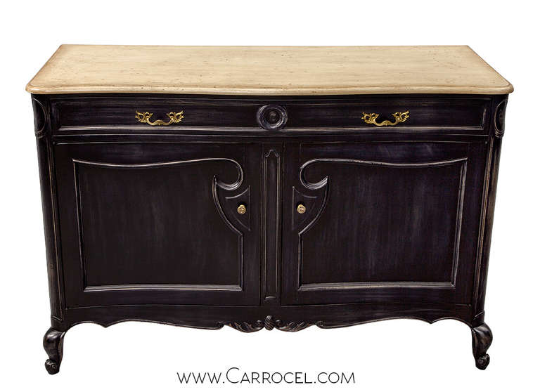 Vintage French Country 2 Tone Commode Server