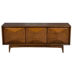 Diamond Front Credenza