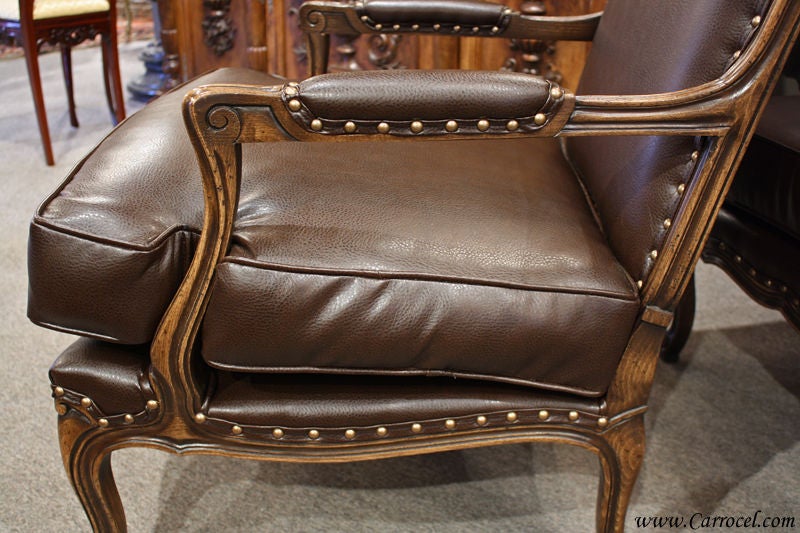 bergere chair and ottoman