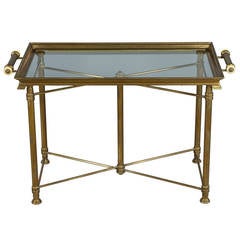 Brass Tray on Stand