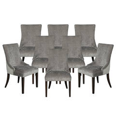 Set of Eight Parsons Side Chairs