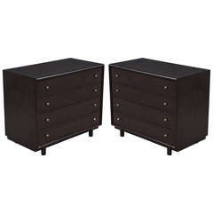 Pair of Walnut Mid Century Modern Design by Ramseur Furniture Co.