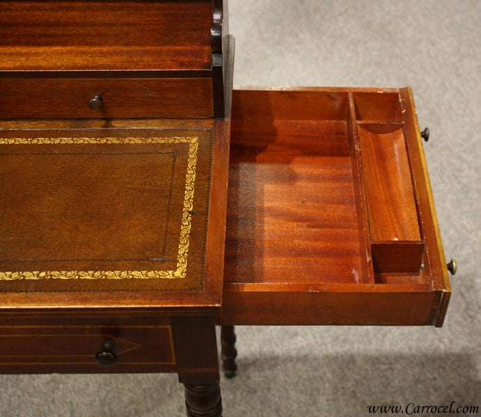 antique small secretary desk