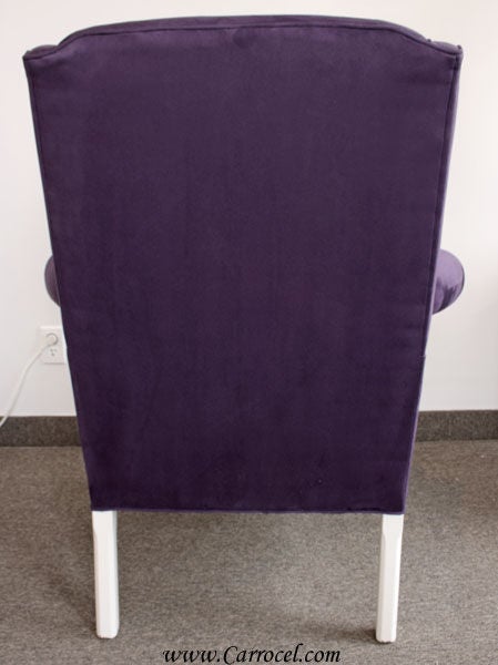 American Custom Modern Chippendale Wing Chair by Ethan Allen