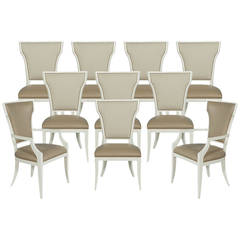 Set of 10 Nadux Dining Chairs
