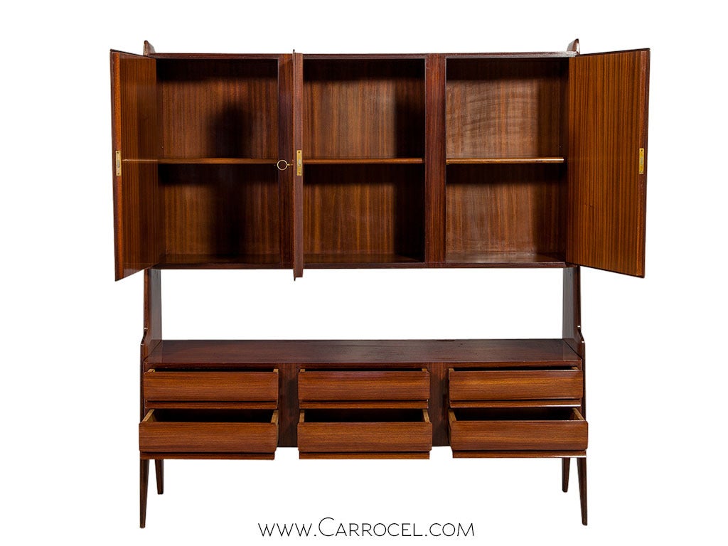 Italian Vintage Rosewood Cabinet