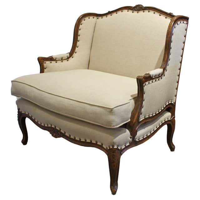 Antique French Country Bergere Living Room Chair At 1stdibs Country