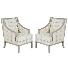 Pair of Spector Custom Accent Lounge Chairs 8