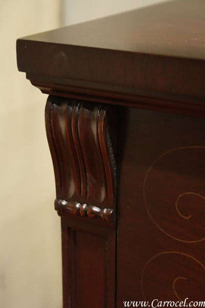 Antique Mahogany Hepplewhite Bedroom Dresser Chest 1