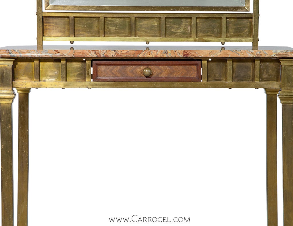 Modern Vintage Brass Vanity