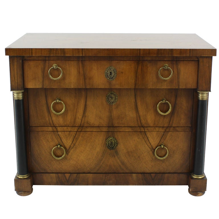 Empire Style Chest of Drawers Commode by Baker
