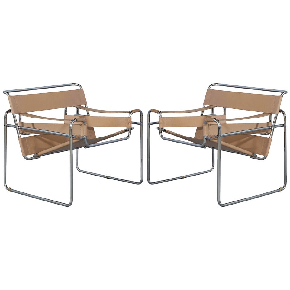 Pair of Midcentury Wassily Chairs, 1960