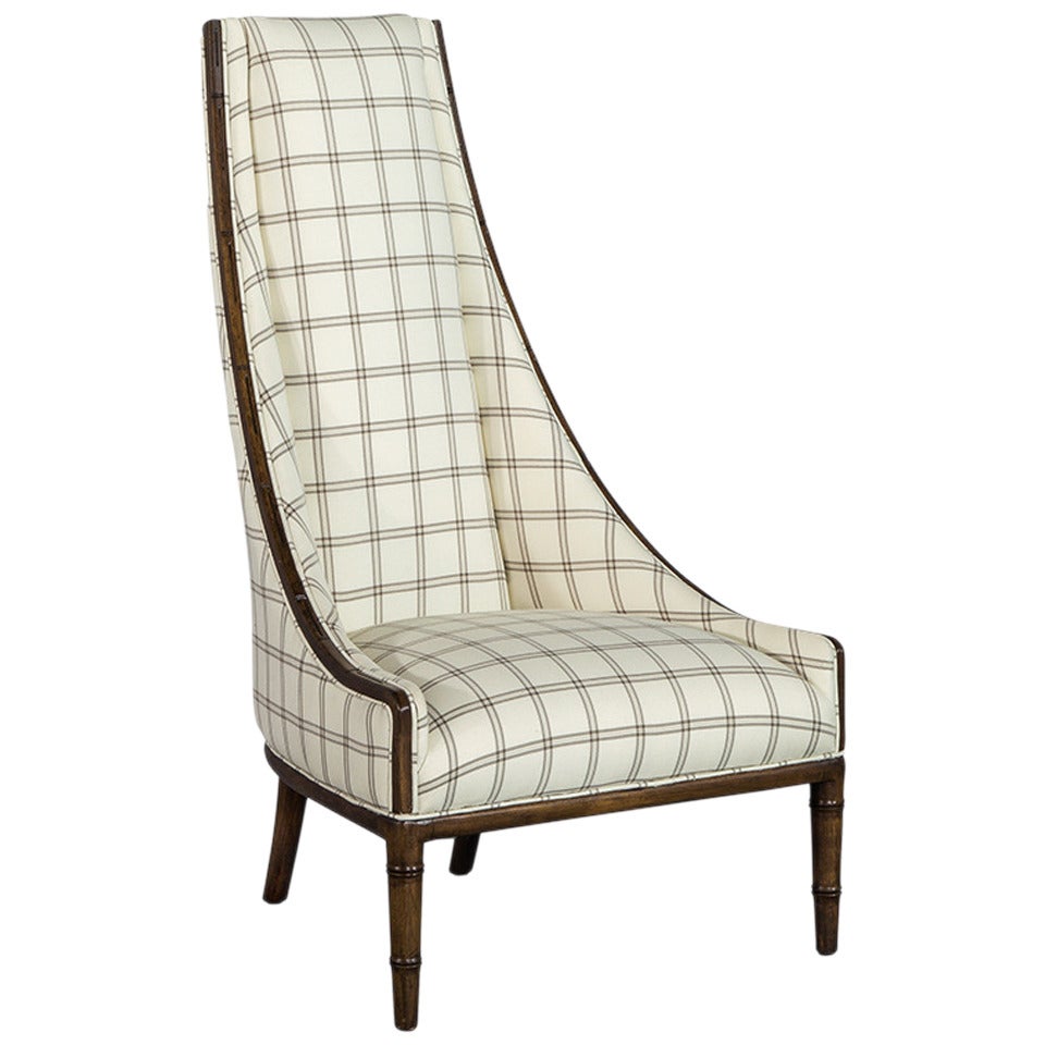 Vintage High Back Lounge Chair