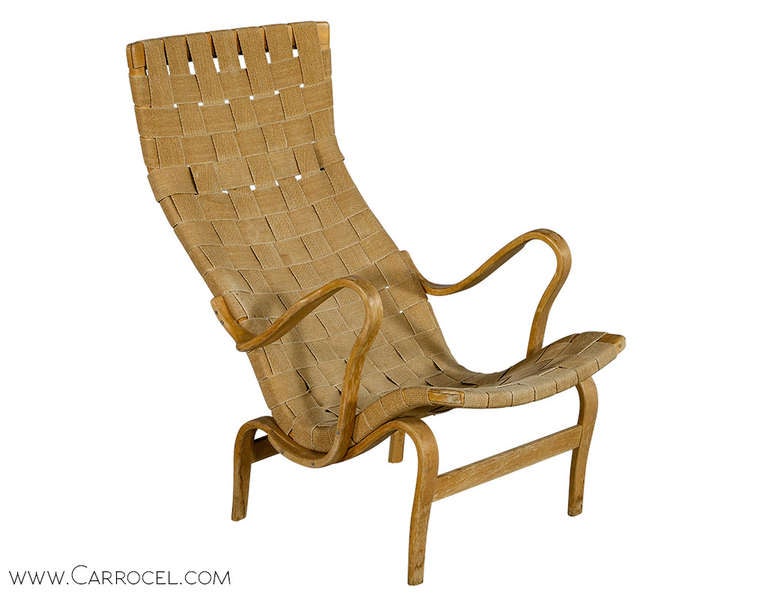 Pernilla Lounge Chair by Bruno Mathsson, 1950s.