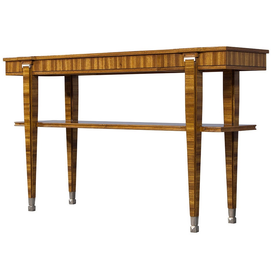 William Switzer Zebrawood Console