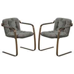 Pair of Cantilever Lounge Chairs