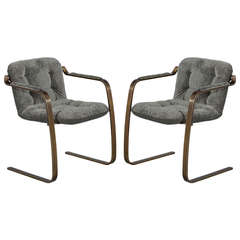 Pair of Cantilever Lounge Chairs