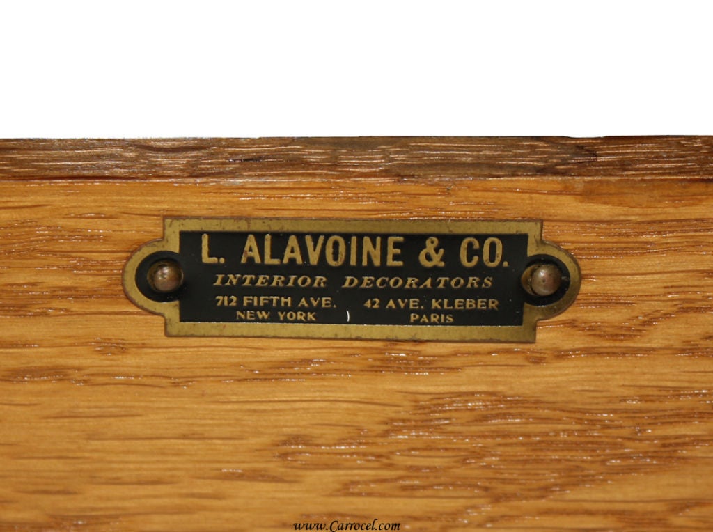 Antique Marble Top French Louis XVI Commode Chest by L. Alavoine 5