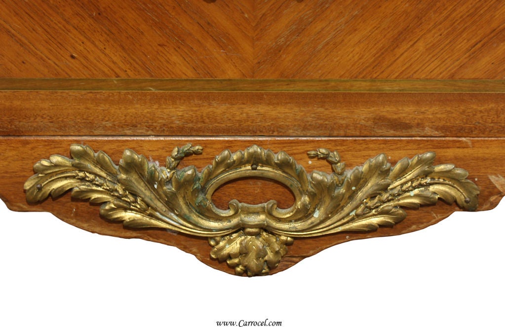 Antique Marble Top French Louis XVI Commode Chest by L. Alavoine In Excellent Condition In North York, ON